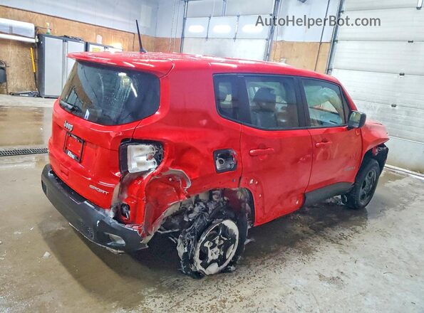 ZACNJBAB4KPK14594 2019 JEEP RENEGADE Red Tył prawy