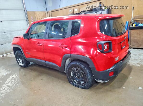ZACNJBAB4KPK14594 2019 JEEP RENEGADE Red Tył lewy