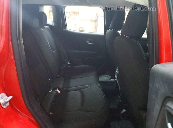 ZACNJBAB4KPK14594 2019 JEEP RENEGADE Red Widok wnętrza z tyłu