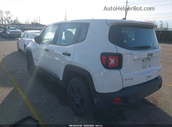ZACNJBAB5LPL63002 2020 JEEP RENEGADE Белый Задняя левая четверть