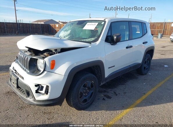 ZACNJBAB5LPL63002 2020 JEEP RENEGADE Белый Передняя левая четверть