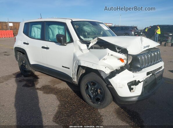 ZACNJBAB5LPL63002 2020 JEEP RENEGADE Белый Передняя правая четверть