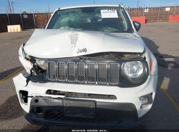 ZACNJBAB5LPL63002 2020 JEEP RENEGADE Белый Вид щитка приборов