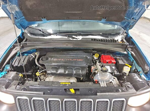 ZACNJBBB4LPL09446 2020 JEEP RENEGADE Green Вид підкапотного простору