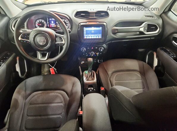 ZACNJBBB6KPK20699 2019 JEEP RENEGADE Белый Вид панели приборов