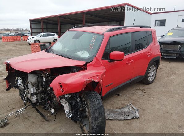 ZACNJBBB7KPK02793 2019 JEEP RENEGADE Красный Передняя левая четверть