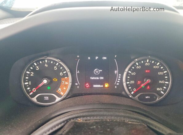 ZACNJBBB8LPL12219 2020 JEEP RENEGADE Blue Widok zestawu wskaźników