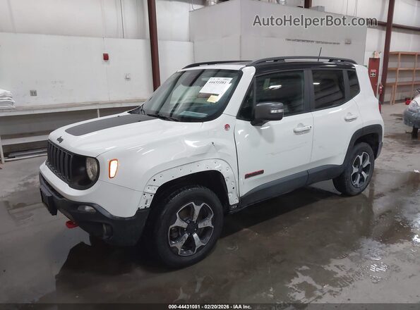 ZACNJBC13KPK13117 2019 JEEP RENEGADE White Vista tres cuartos delantera izquierda