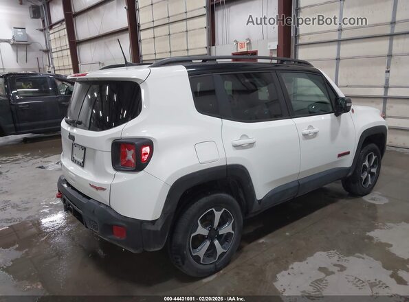 ZACNJBC13KPK13117 2019 JEEP RENEGADE White Trasero derecho