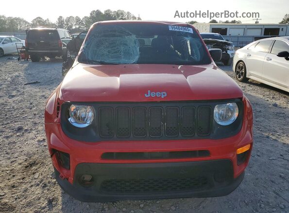 ZACNJCAB4MPM32429 2021 JEEP RENEGADE Красный Вид спереди