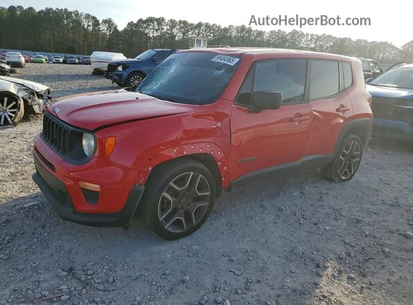 ZACNJCAB4MPM32429 2021 JEEP RENEGADE Красный Передняя левая четверть