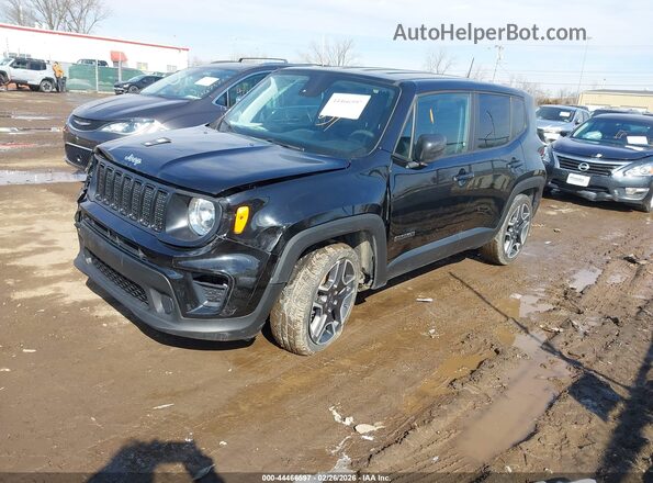 ZACNJCAB6MPM26986 2021 JEEP RENEGADE Черный Передняя левая четверть