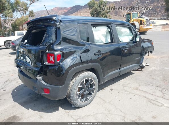 ZACNJDB10PPP16432 2023 JEEP RENEGADE Черный Задняя правая четверть