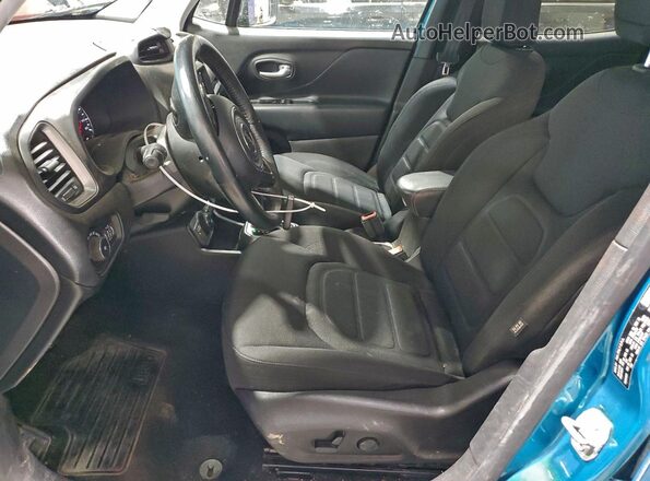 ZACNJDB11NPN50371 2022 JEEP RENEGADE Бирюзовый Вид салона спереди