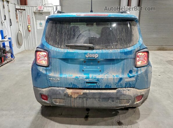 ZACNJDB11NPN50371 2022 JEEP RENEGADE Бирюзовый Вид сзади