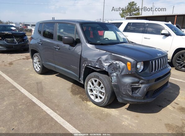 ZACNJDB11PPP70676 2023 JEEP RENEGADE Gray Delantero derecho