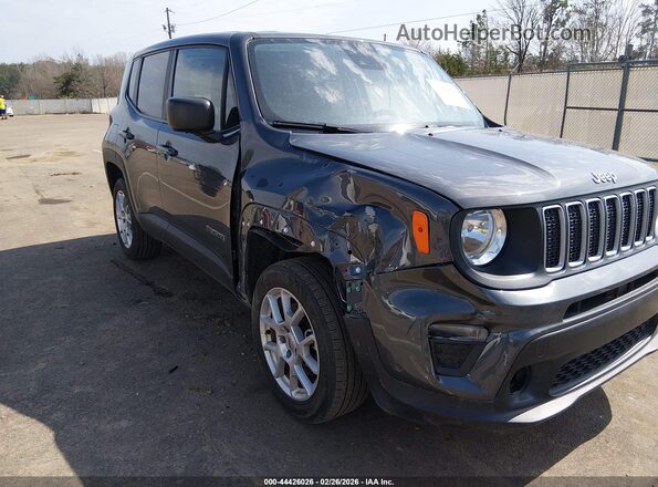 ZACNJDB11PPP70676 2023 JEEP RENEGADE Gray Vista frontal