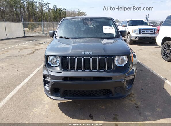 ZACNJDB11PPP70676 2023 JEEP RENEGADE Gray Vista del cuadro de instrumentos