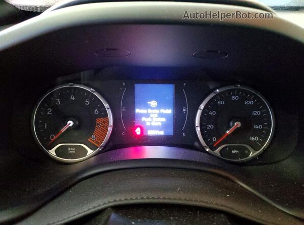 ZACNJDB13PPP16800 2023 JEEP RENEGADE Красный Вид щитка приборов