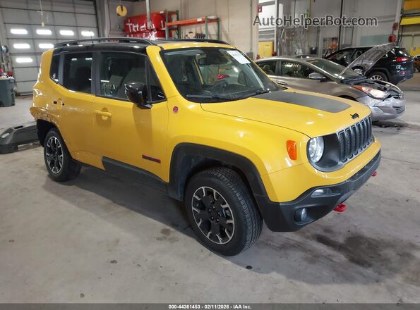 ZACNJDC13PPP55448 2023 JEEP RENEGADE Yellow Front right