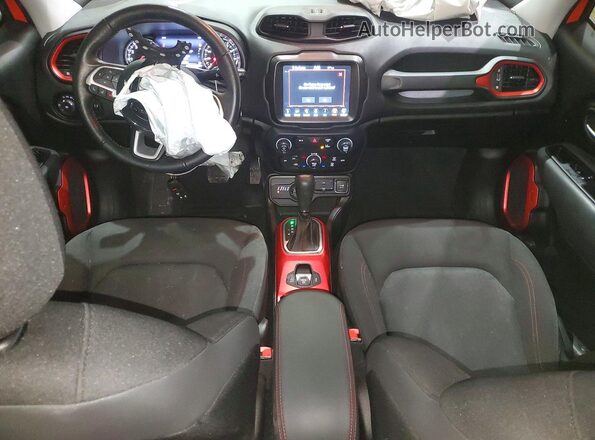 ZACNJDC18MPN29028 2021 JEEP RENEGADE Orange წინა პანელის ხედი
