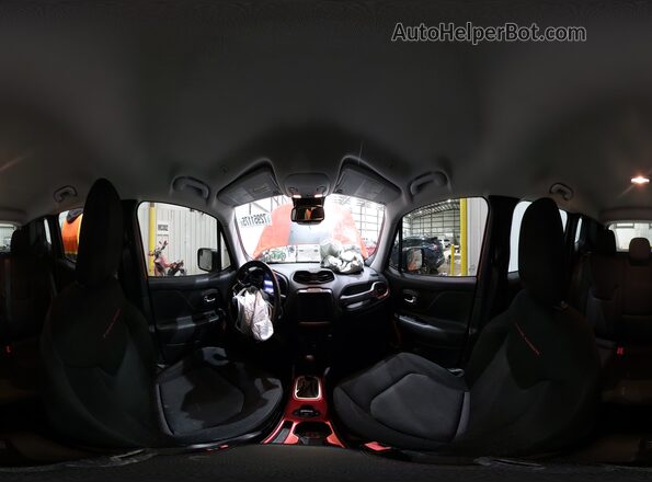 ZACNJDC18MPN29028 2021 JEEP RENEGADE Orange სალონის 360-გრადუსიანი ხედი