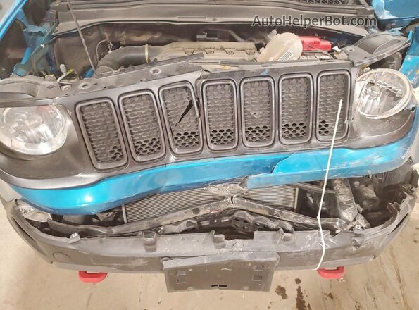 ZACNJDC1XNPN82170 2022 JEEP RENEGADE Бирюзовый Вид подкапотного пространства