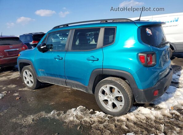 ZACNJDD11NPP00671 2022 JEEP RENEGADE Синий Задняя левая четверть