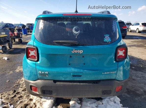 ZACNJDD11NPP00671 2022 JEEP RENEGADE Синий Вид сзади