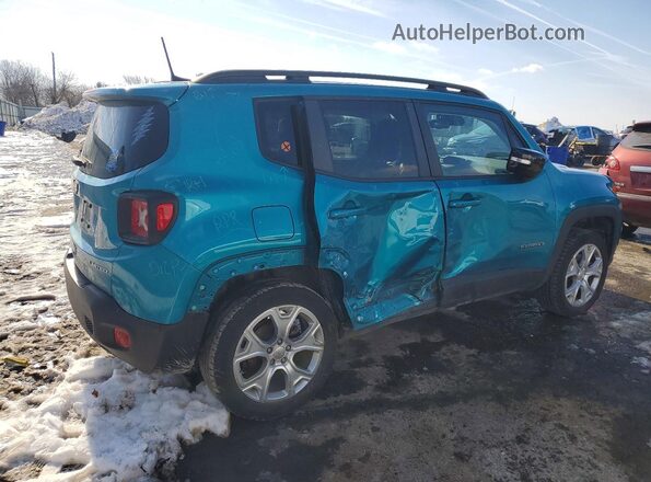 ZACNJDD11NPP00671 2022 JEEP RENEGADE Синий Задняя правая четверть
