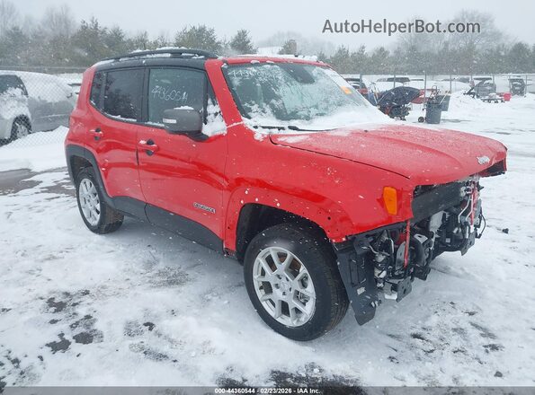 ZACNJDD19MPN31787 2021 JEEP RENEGADE Красный Передняя правая четверть