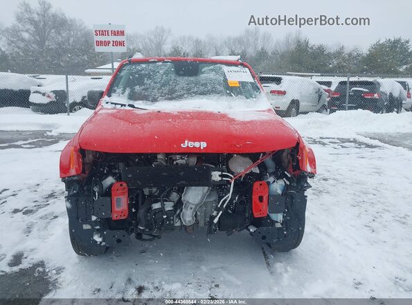 ZACNJDD19MPN31787 2021 JEEP RENEGADE Красный Вид задней части салона