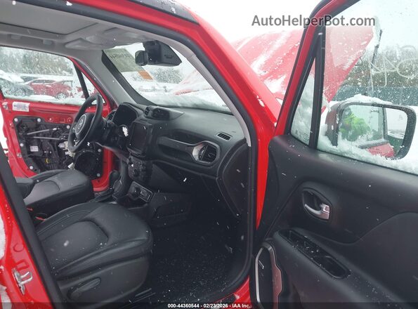 ZACNJDD19MPN31787 2021 JEEP RENEGADE Красный Вид салона спереди