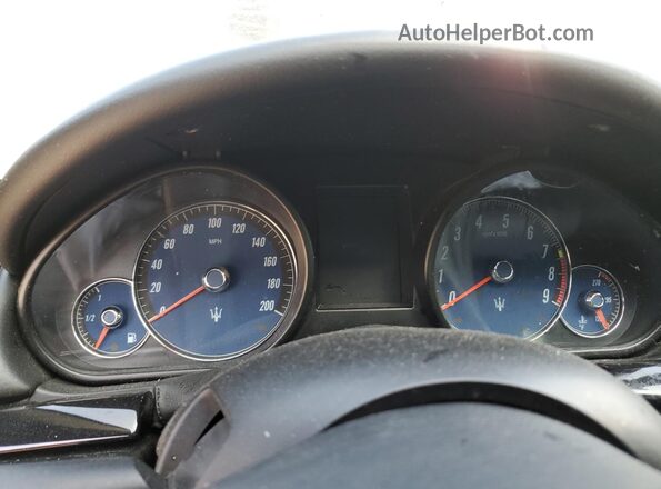 ZAM45VLA9G0182145 2016 MASERATI GRANTURISM Черный Вид щитка приборов