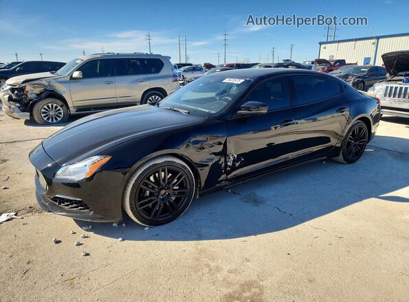 ZAM56PPL6H1211718 2017 MASERATI QUATTROPOR Black Front left