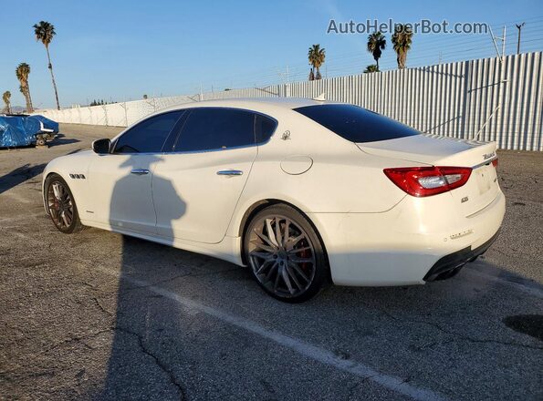 ZAM56PPS8J1276857 2018 MASERATI QUATTROPOR White Tył lewy