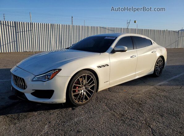ZAM56PPS8J1276857 2018 MASERATI QUATTROPOR White Przód lewy