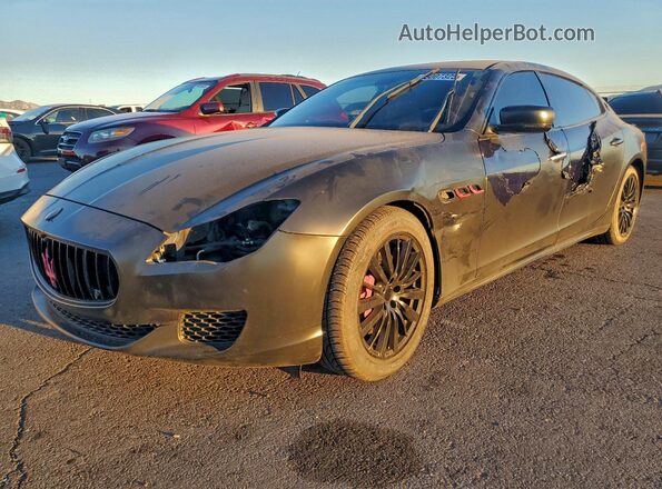 ZAM56RPA3G1182431 2016 MASERATI QUATTROPOR Black წინა მარცხენა ხედი სამი მეოთხედიდან