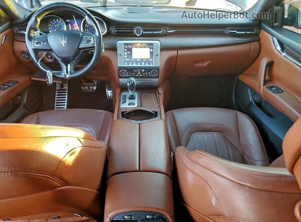ZAM56RPA3G1182431 2016 MASERATI QUATTROPOR Black წინა პანელის ხედი