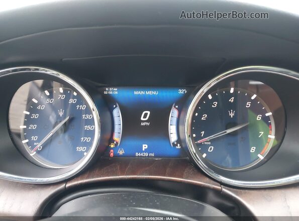 ZAM56RPA6H1211468 2017 MASERATI QUATTROPOR Синий Вид задних сидений