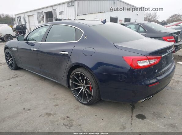 ZAM56RPA6H1211468 2017 MASERATI QUATTROPOR Синий Задняя левая четверть