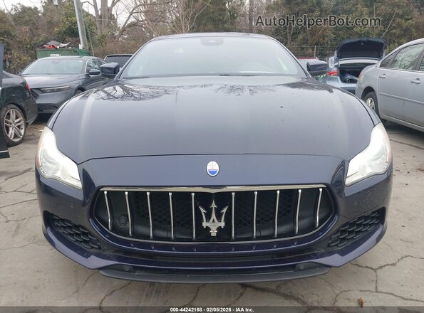 ZAM56RPA6H1211468 2017 MASERATI QUATTROPOR Синий Вид щитка приборов