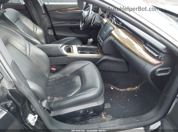 ZAM56RRA0H1204366 2017 MASERATI QUATTROPOR Черный Вид салона спереди