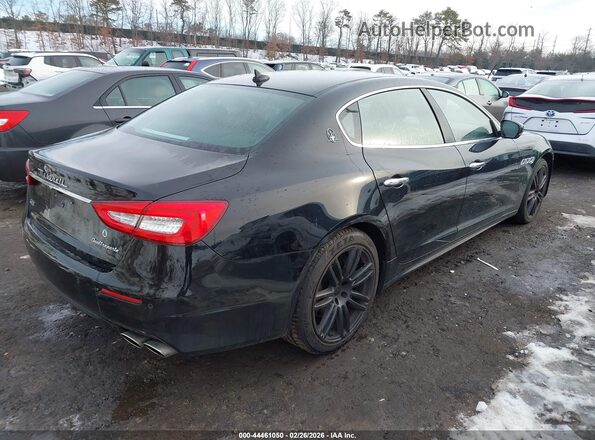 ZAM56RRA0H1204366 2017 MASERATI QUATTROPOR Черный Задняя правая четверть