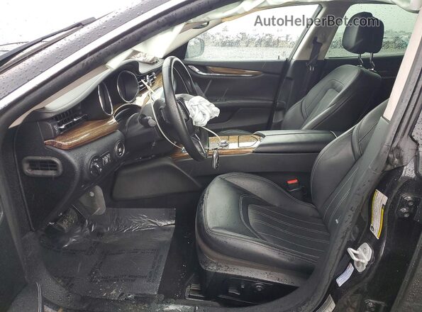 ZAM56YPL3J1291801 2018 MASERATI QUATTROPOR Угольный Вид салона спереди
