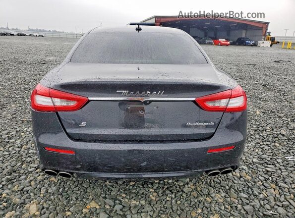 ZAM56YPL3J1291801 2018 MASERATI QUATTROPOR Угольный Вид сзади