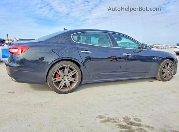 ZAM56YRA5J1286580 2018 MASERATI QUATTROPOR Black Tył prawy