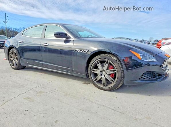 ZAM56YRA5J1286580 2018 MASERATI QUATTROPOR Black Przód prawy
