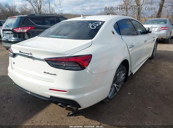 ZAM56YRMXN1388375 2022 MASERATI QUATTROPOR Белый Задняя правая четверть