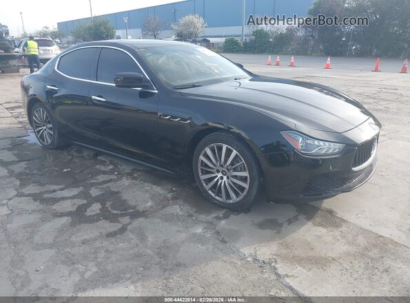 ZAM57RSA7G1187524 2016 MASERATI GHIBLI Черный Передняя правая четверть